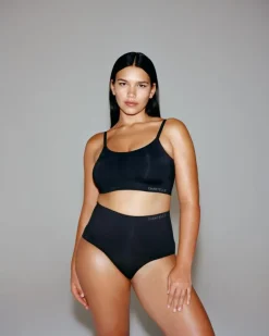 Smooth Comfort Bøjlefri BH, Black, XL