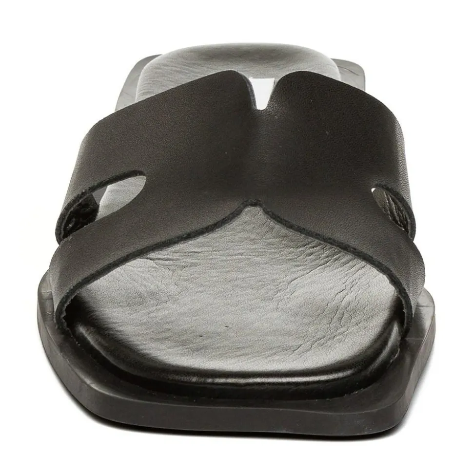 Sofia Sandaler, Black Leather, 38