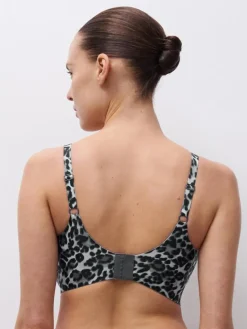 SoftStrech Power BH, Grey Leopard, M