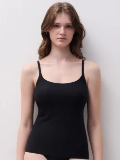 Softstretch Chemise Top, Sort, M/L