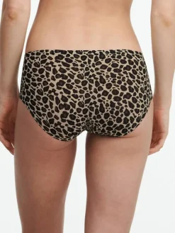 Softstretch Hipster Trusser, Leopard Print