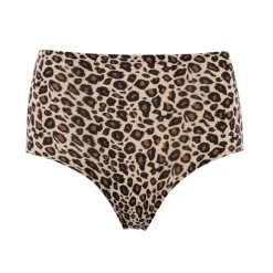 Softstretch Højtaljede Trusser, Leopard Print