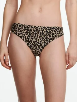 Softstretch String Trusser, Leopard Print