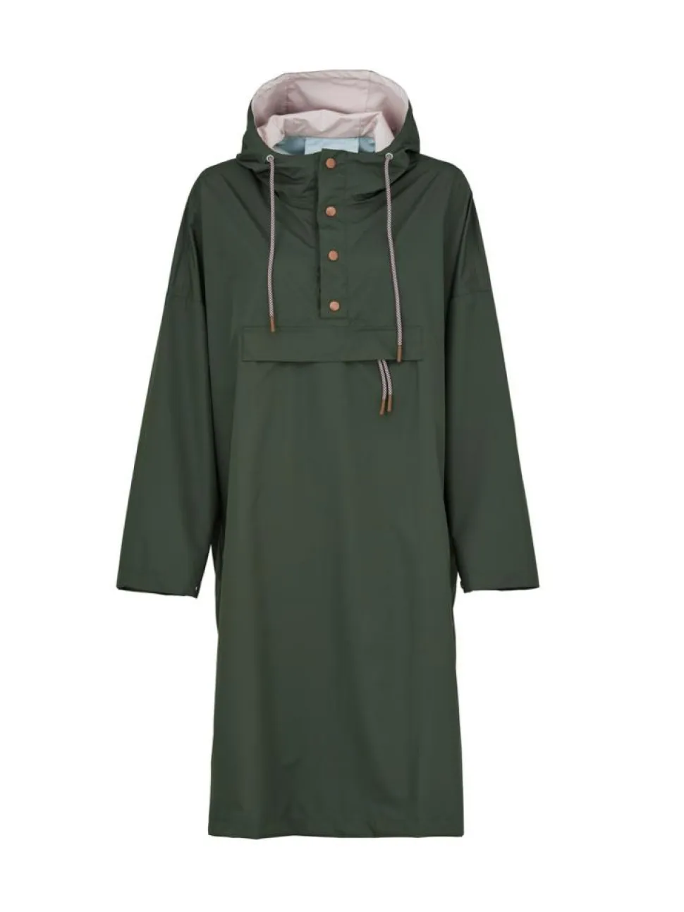 Solid Regnponcho, Army, XS/S