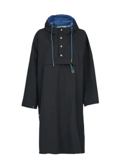 Solid Regnponcho, Black, XS/S