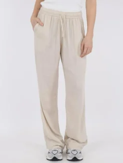 Sonar Drapy Linen Bukser, Natural, 38