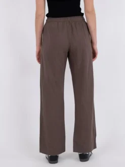 Sonar Linen Bukser, Brown, 32