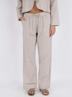 Sonar Mini Stripe Bukser, Sand, 42