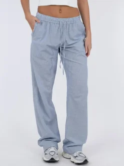 Sonar Mini Stripe Bukser, Blå, 42