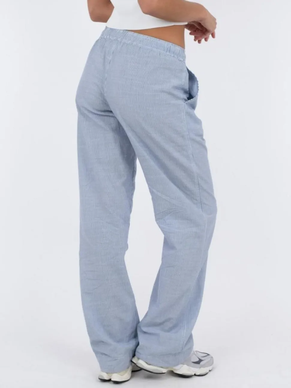 Sonar Mini Stripe Bukser, Blå, 42