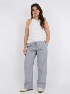 Sonar Mini Stripe Bukser, Dark Navy, 40