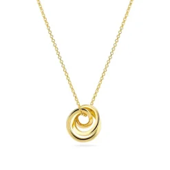 Spirale Pianura Halskæde, Gold Plated, 42-45 cm