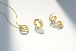 Spirale Piccolo Øreringe, Gold Plated
