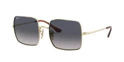 Square 1971 Classic Solbriller, Gold/Blue