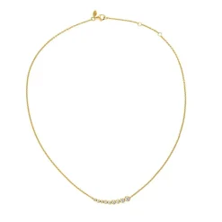 Stardust Flow Halskæde, Gold Plated, 45 cm