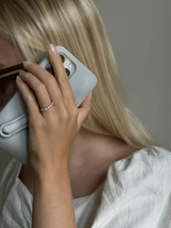 Stardust Flow Ring, Silver, 54