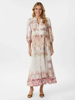 Stellar Artist Pailsey Kjole, Ivory, 34