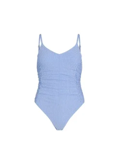 Striba Gathered Bea Badedragt, Provence Blue, L