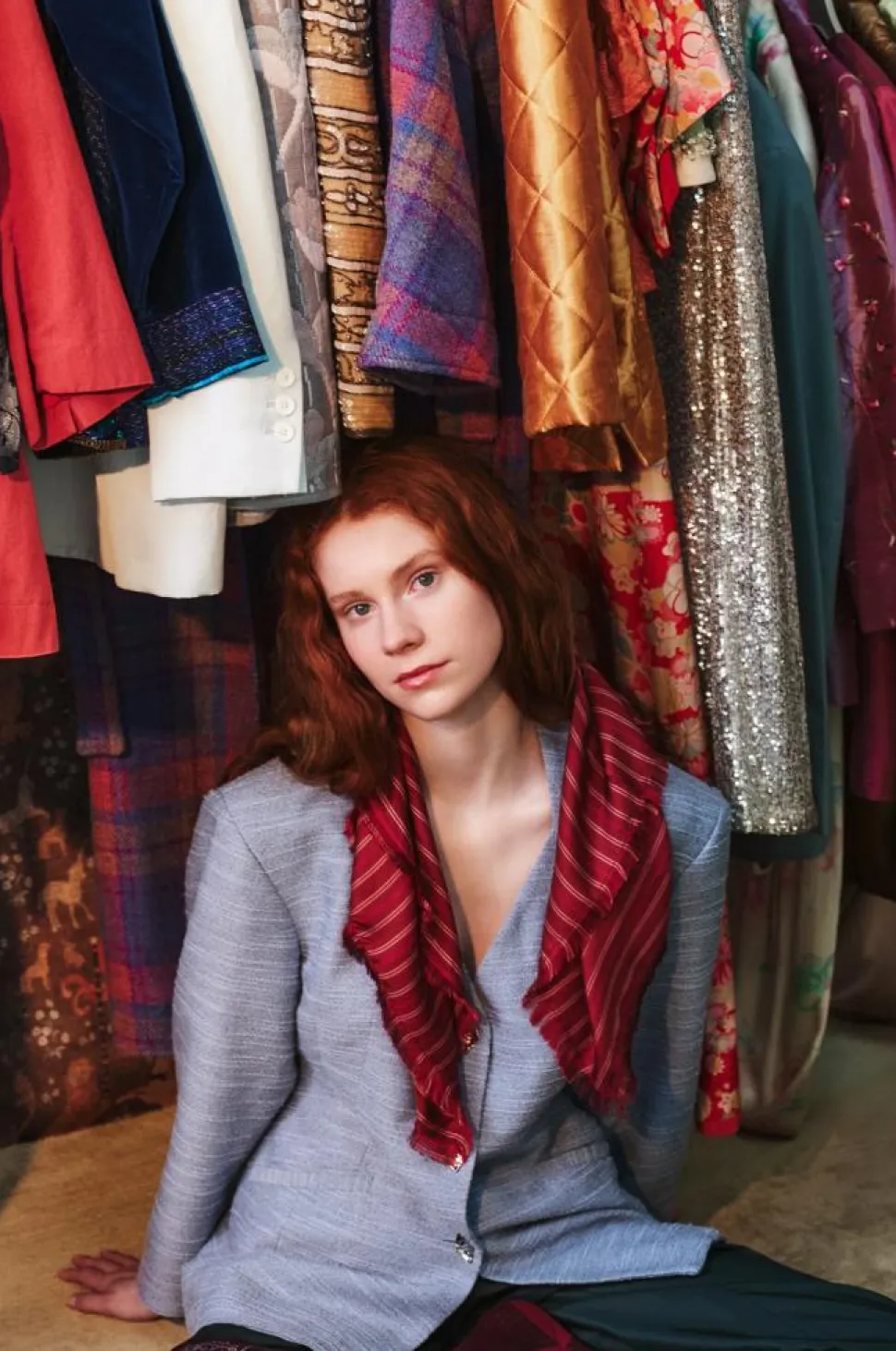 Strifilia Sia Tørklæde, Tibetan Red