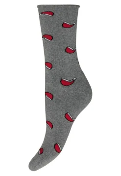 Strømper, Light Grey Melange