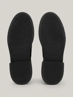 Suede Tonal Chunky Chelsea Ankelstøvler, Black, 41