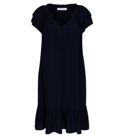 Sunrise Cropped Kjole, Navy, M