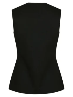 Sway Smooth Knit Vest, Black, 38