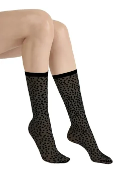 Sweet Dot Strømper, Black