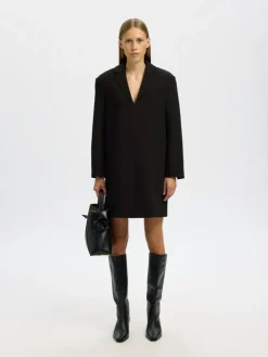 Sylvie Relaxed Kjole, Black, 36