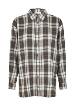 TappoMD Skjorte, Seal Brown Tartan, M