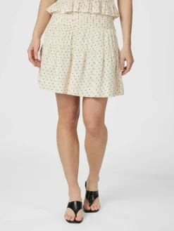 Tarrow Dot Nederdel, Creme, 36