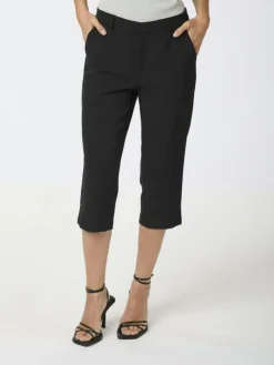 Tasia Suit Capri Bukser, Black, 42