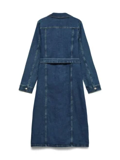 Telly Denim Kjole, Dark Blue Denim, XL