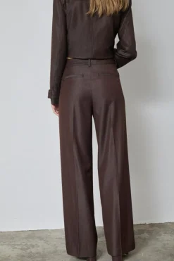 TerryCC Denim Bukser, Dark Brown, L