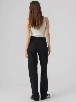 Tessa High Rise Jeans, Black, W27/L32