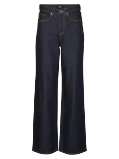 Tessa Højtaljede Jeans, Dark Blue Denim, W30/L32