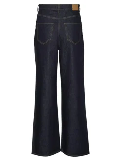 Tessa Højtaljede Jeans, Dark Blue Denim, W30/L32
