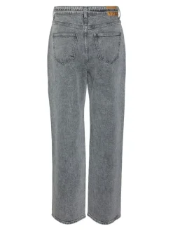 Tessa Wide Belt Jeans, Medium Grey Denim, W29/L32