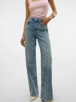 Tessa Wide Jeans, Light Blue Denim, W30/L32