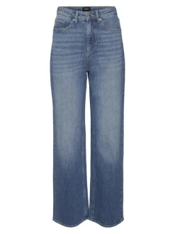 Tessa Wide Jeans, Medium Blue Denim, W31/L32