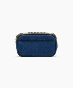 The Denim Chain Snapshot Crossbody, Dark Wash