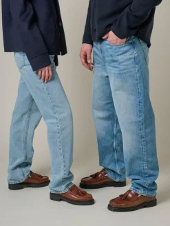 The Edith Loafers, Brandy Leather, 40