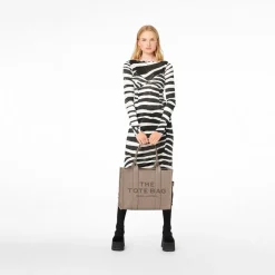 The Leather Large Tote Bag, Cement