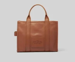 The Leather Medium Tote Bag, Argan Oil