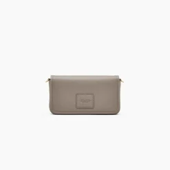The Leather Mini Crossbody, Cement