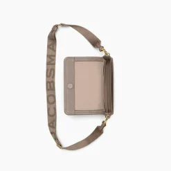 The Leather Mini Crossbody, Cement