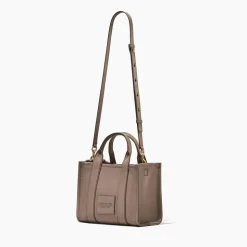 The Leather Small Tote Bag, Cement