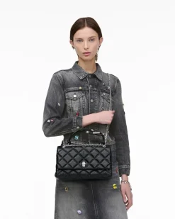 The Quilted Dual Convertible Skuldertaske, Black