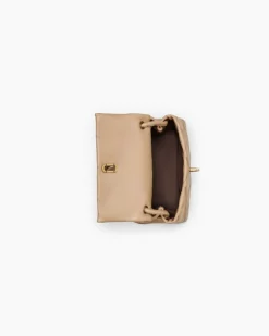 The Quilted Mini Dual Skuldertaske, Camel