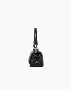 The Quilted Mini Dual Skuldertaske, Black